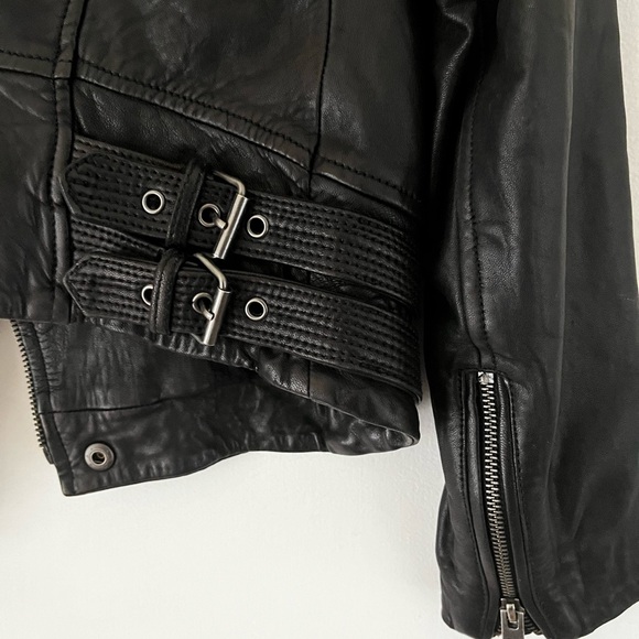 Lucky Brand Black Leather Jacket - Picture 5 of 5